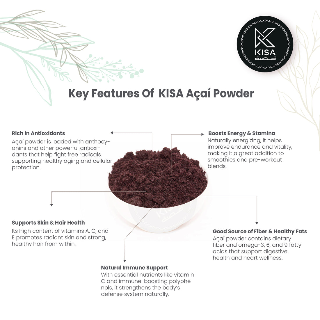 KISA PURE ACAI POWDER