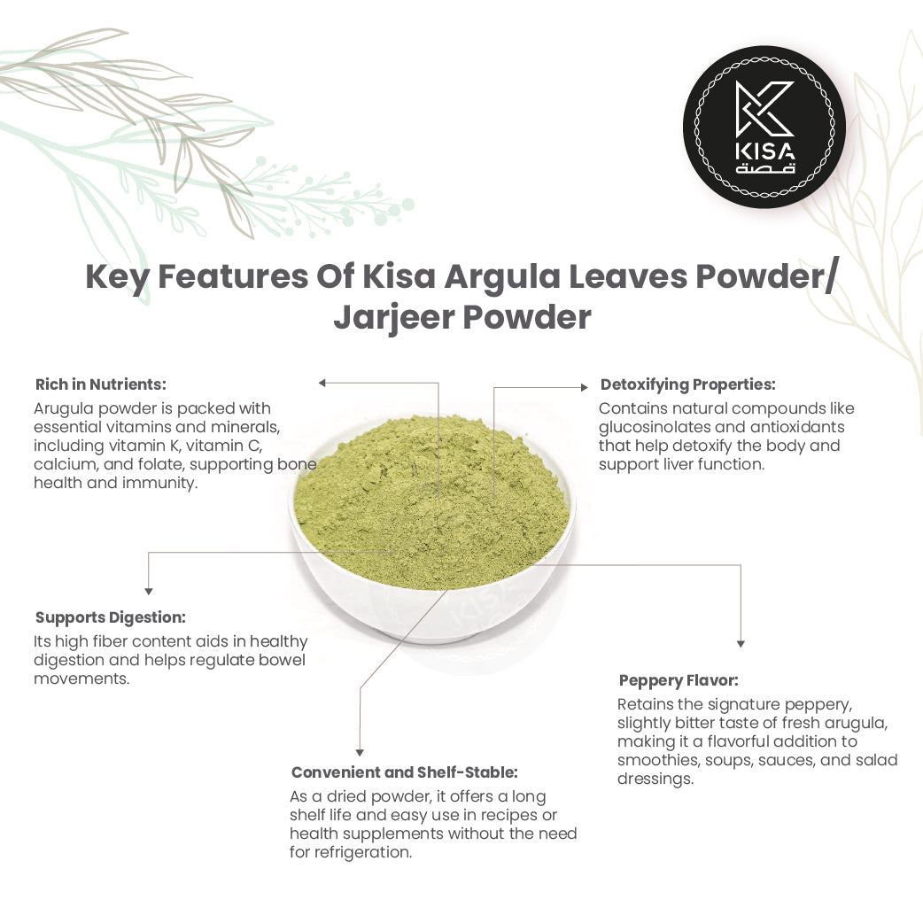 ARUGULA LEAVES POWDER / JARJEER LEAVES POWDER