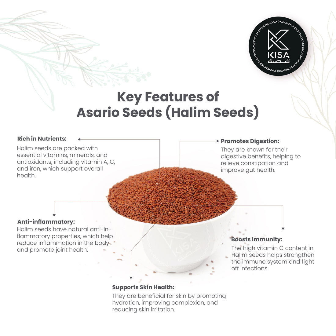 HAB AL HAMRA - ASALI - HAB RASHAD -ASARIO SEEDS