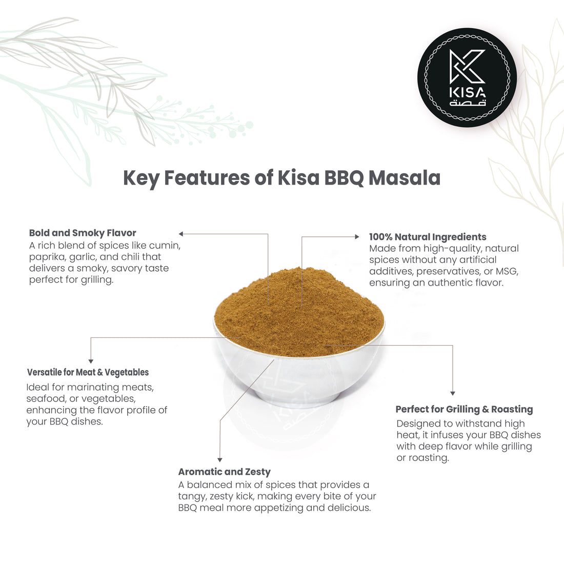 BARBEQUE MASALA - BARBECUE SPICE MIX