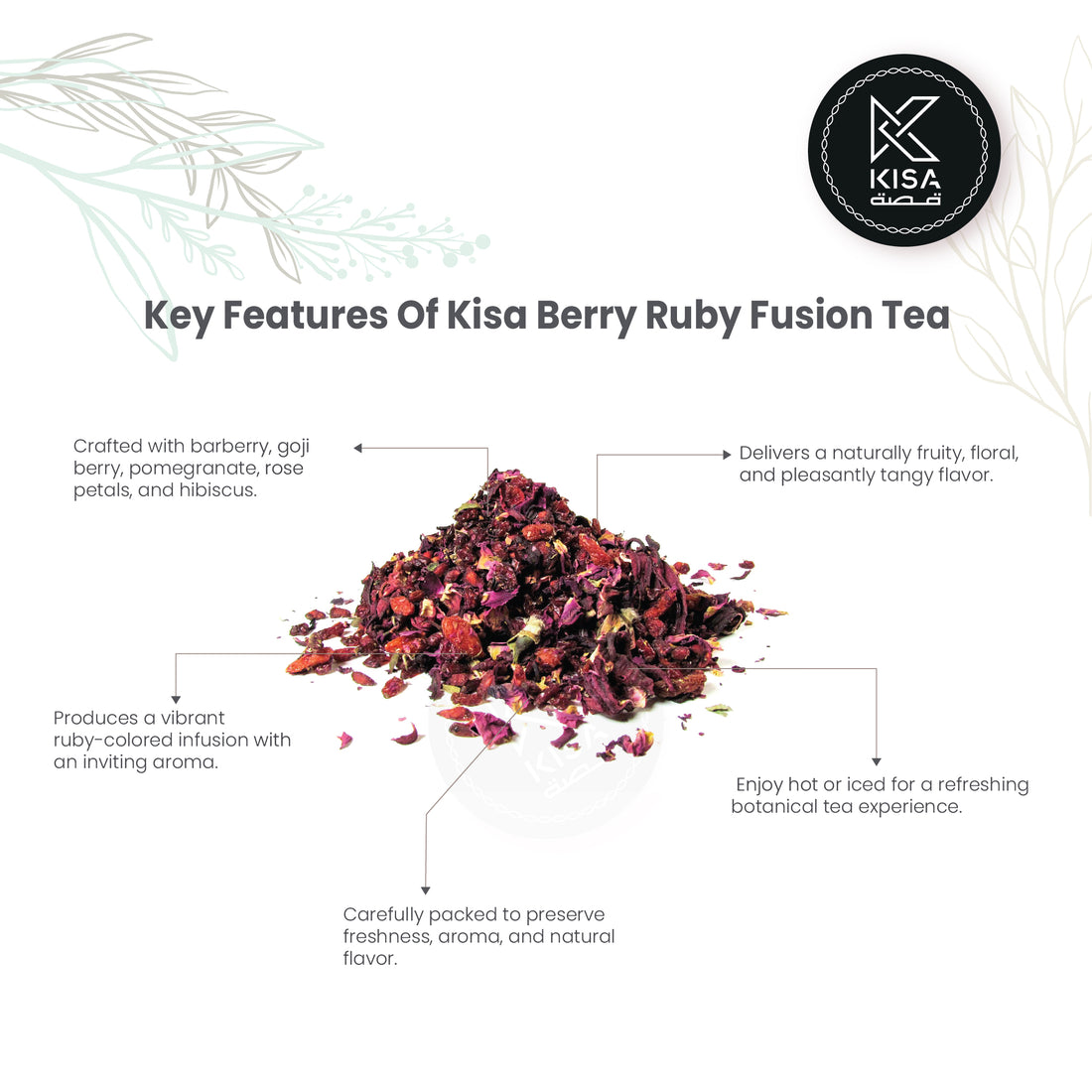 KISA BERRY RUBY FUSION TEA