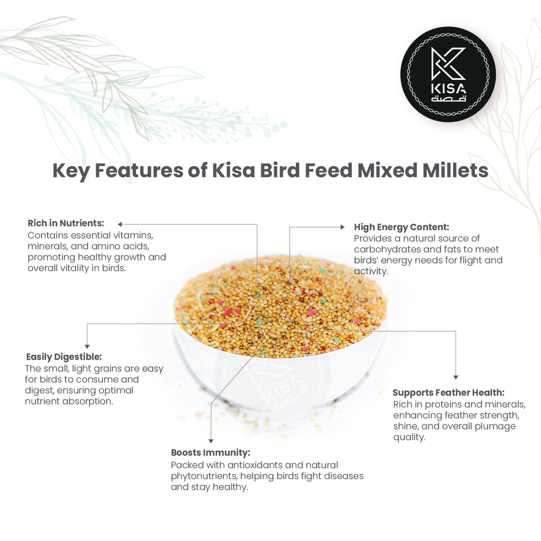 MIXED BRID  FEED MILLETS