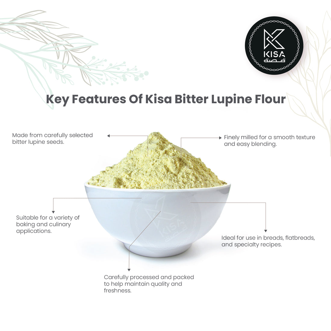 KISA BITTER LUPINE FLOUR