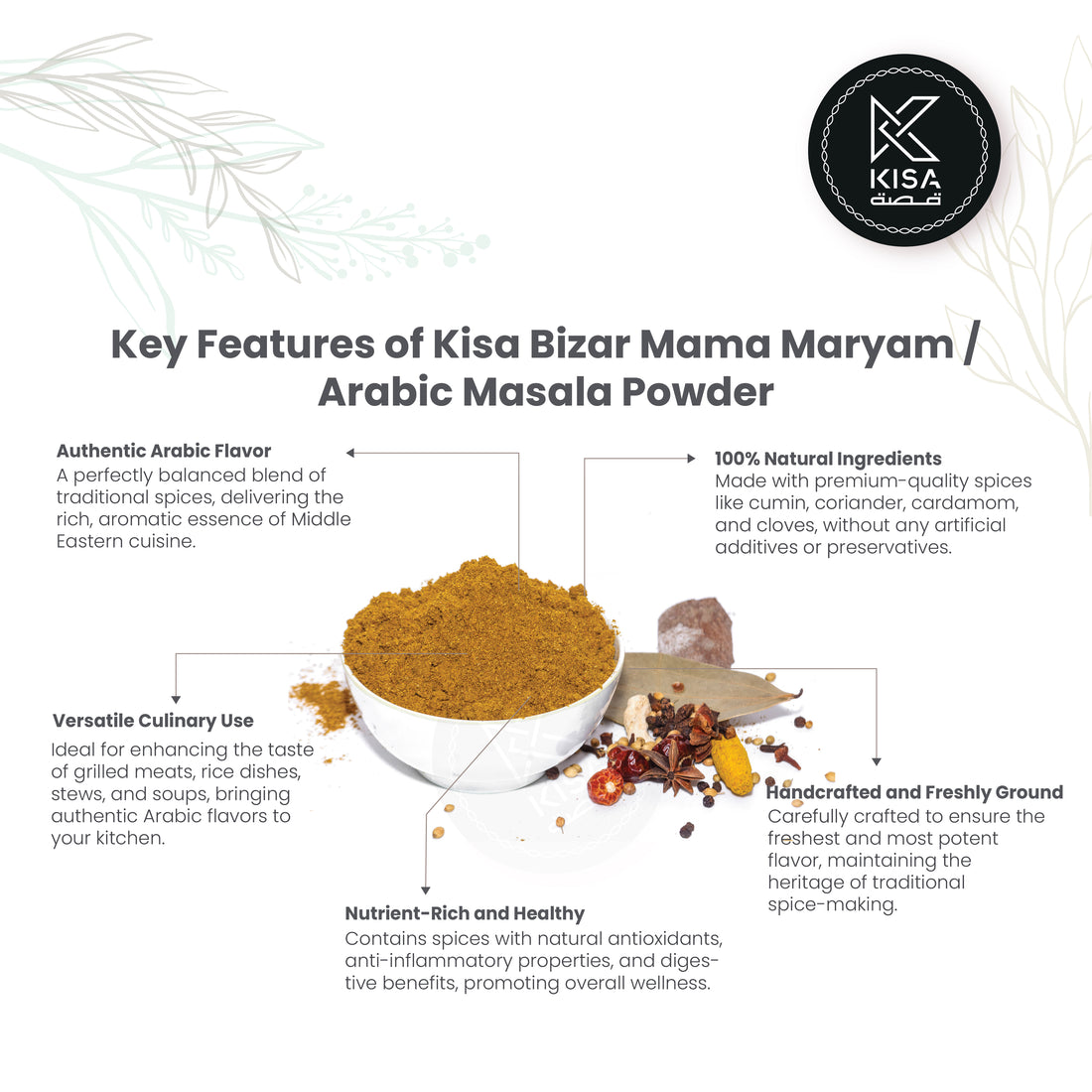 BIZAR MAMA MARIYAM - ARABIC SPICE MIX / ARABIC MASALA