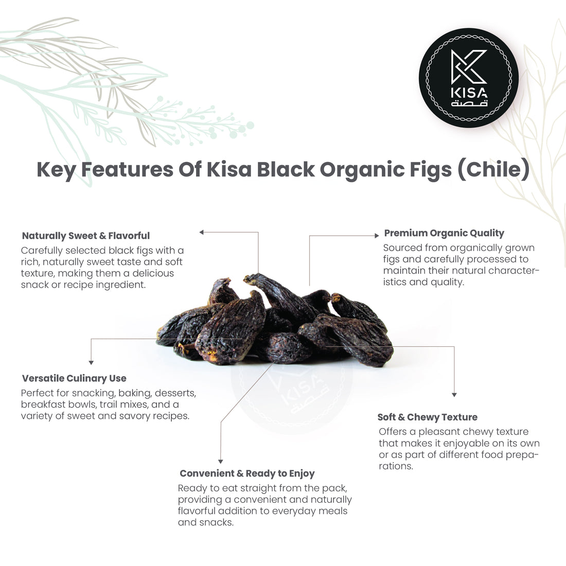 KISA FIGS BLACK -ORGANIC - CHILE