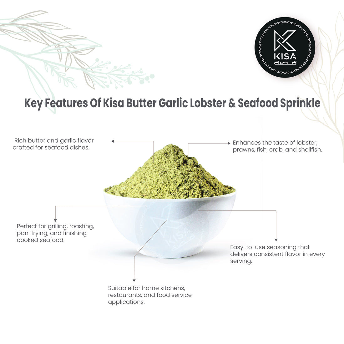 KISA BUTTER GARLIC LOBSTER & SEAFOOD SPRINKLE
