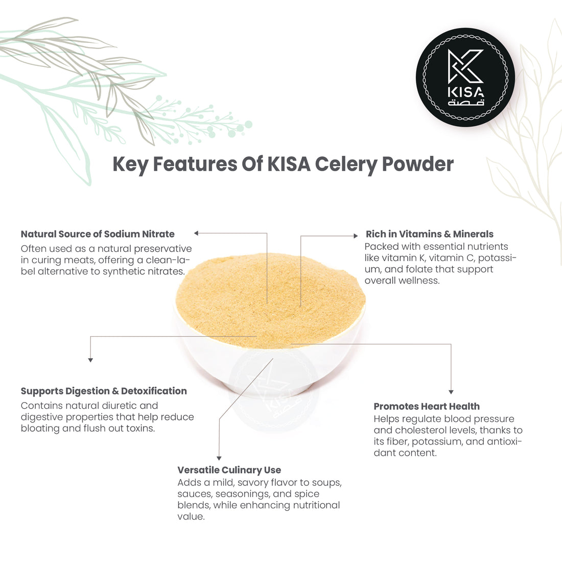 KISA PURE CELERY POWDER