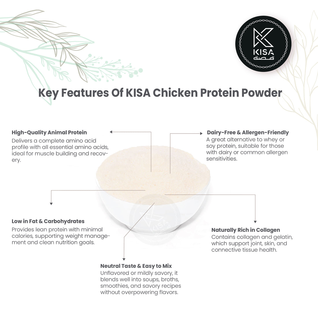 KISA CHICKEN PROTEIN POWDER