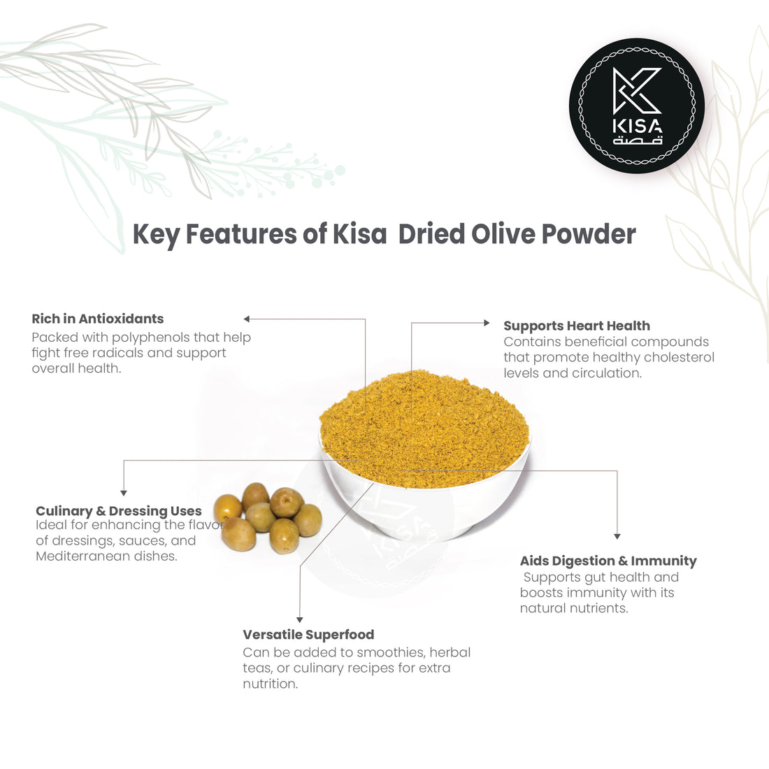 KISA PURE OLIVE POWDER