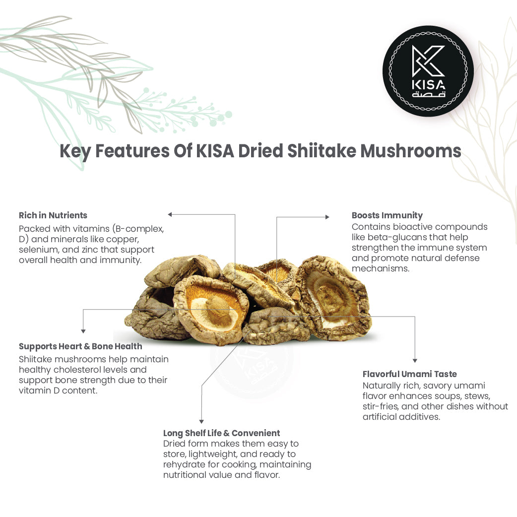 DRIED SHIITAKE MUSHROOMS