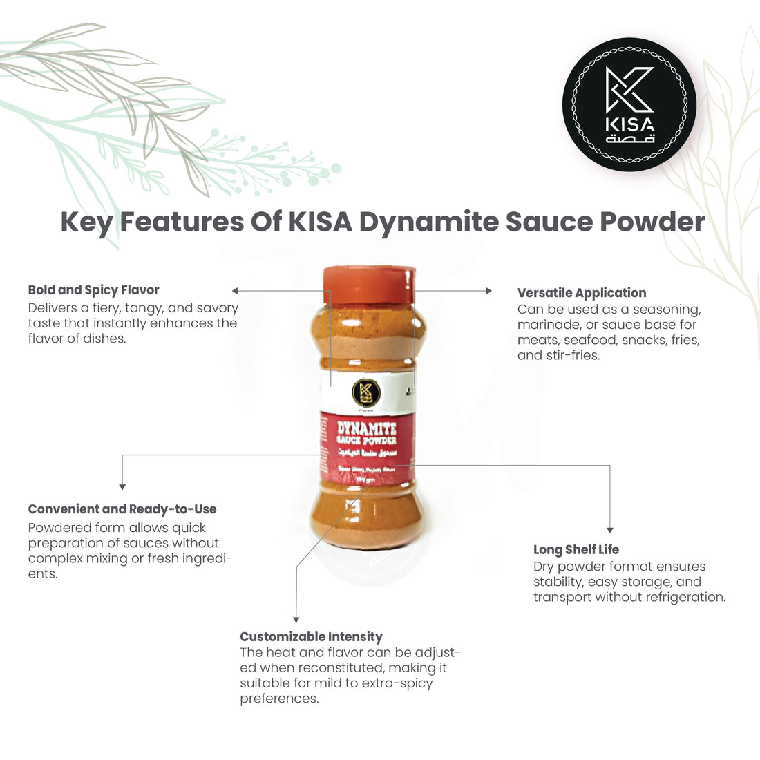 KISA DYNAMITE SAUCE POWDER 150 GM