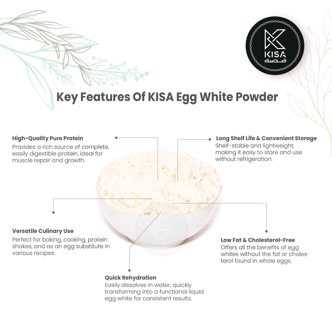KISA EGG WHITE POWDER