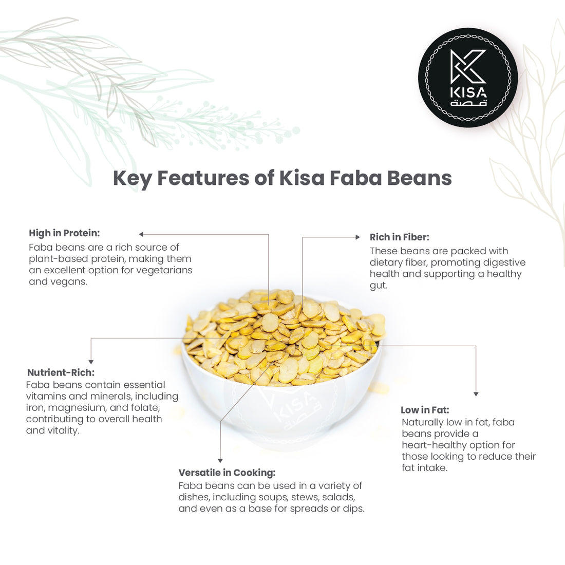 FABA BEANS SPLIT / FOUL MAJROOSH