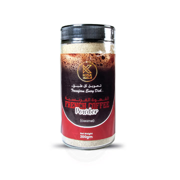 KISA PURE FRENCH COFFEE POWDER - CARAMEL 200 GM