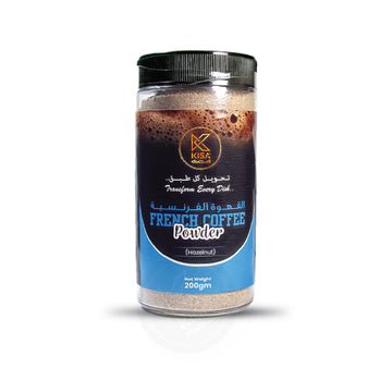 KISA PURE FRENCH COFFEE POWDER - HAZELNUT  200 GM