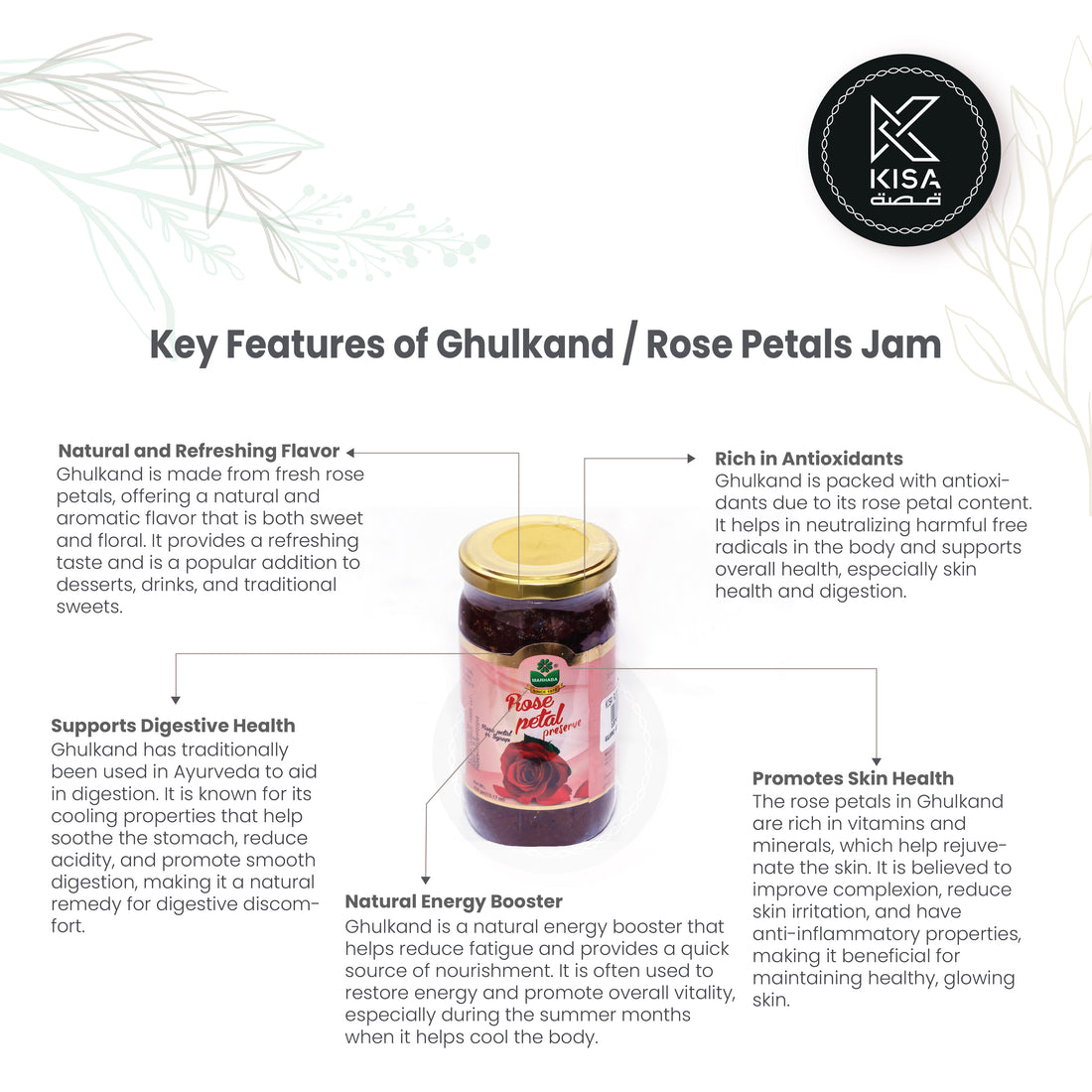 GULKAND 400 GM -ROSE PETALS IN SYRUP / GHULKAND