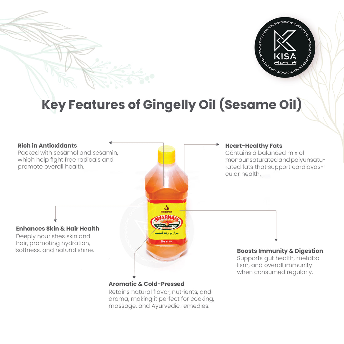 GINGELLY OIL 500 ML