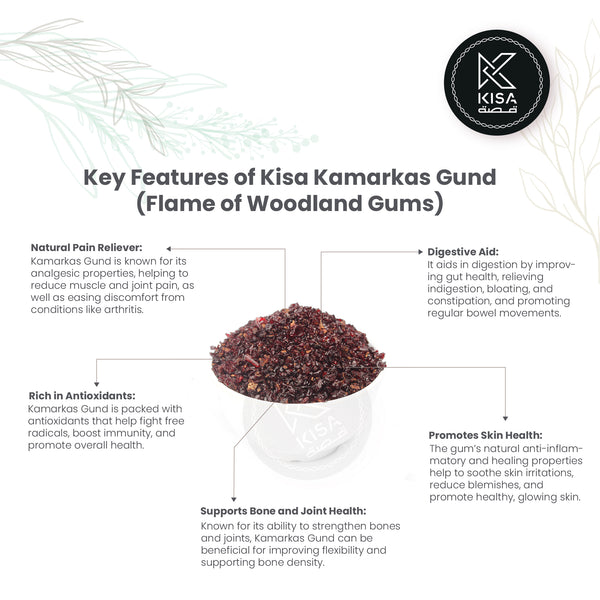 KAMARKAS / GOND CHUNIA / FLAME OF THE FOREST GUM – Kisa Flour Mills