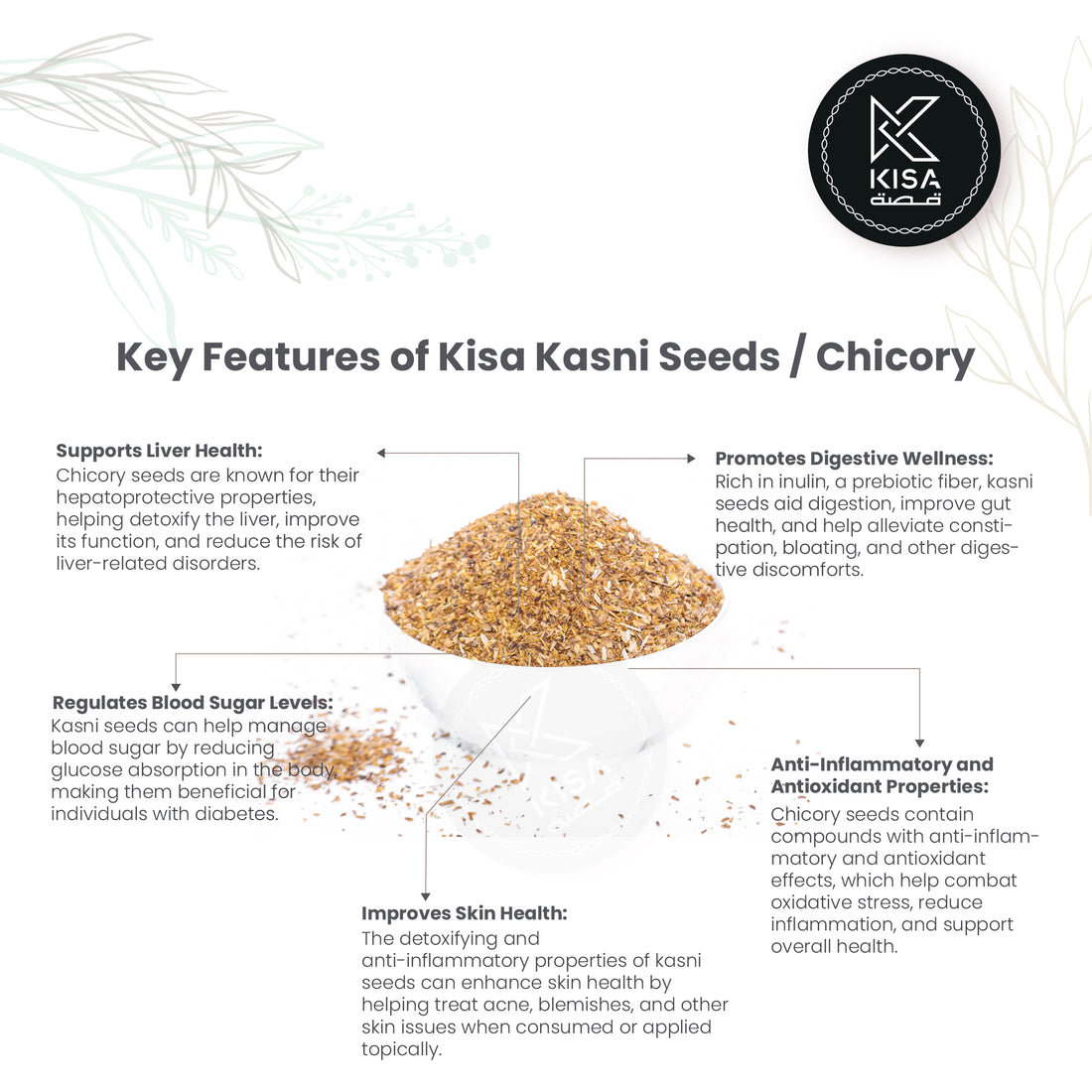 KASNI SEED / CICHORIUM INCUBUS SEEDS