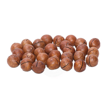 المكاديميا مع القشرة المحمصة