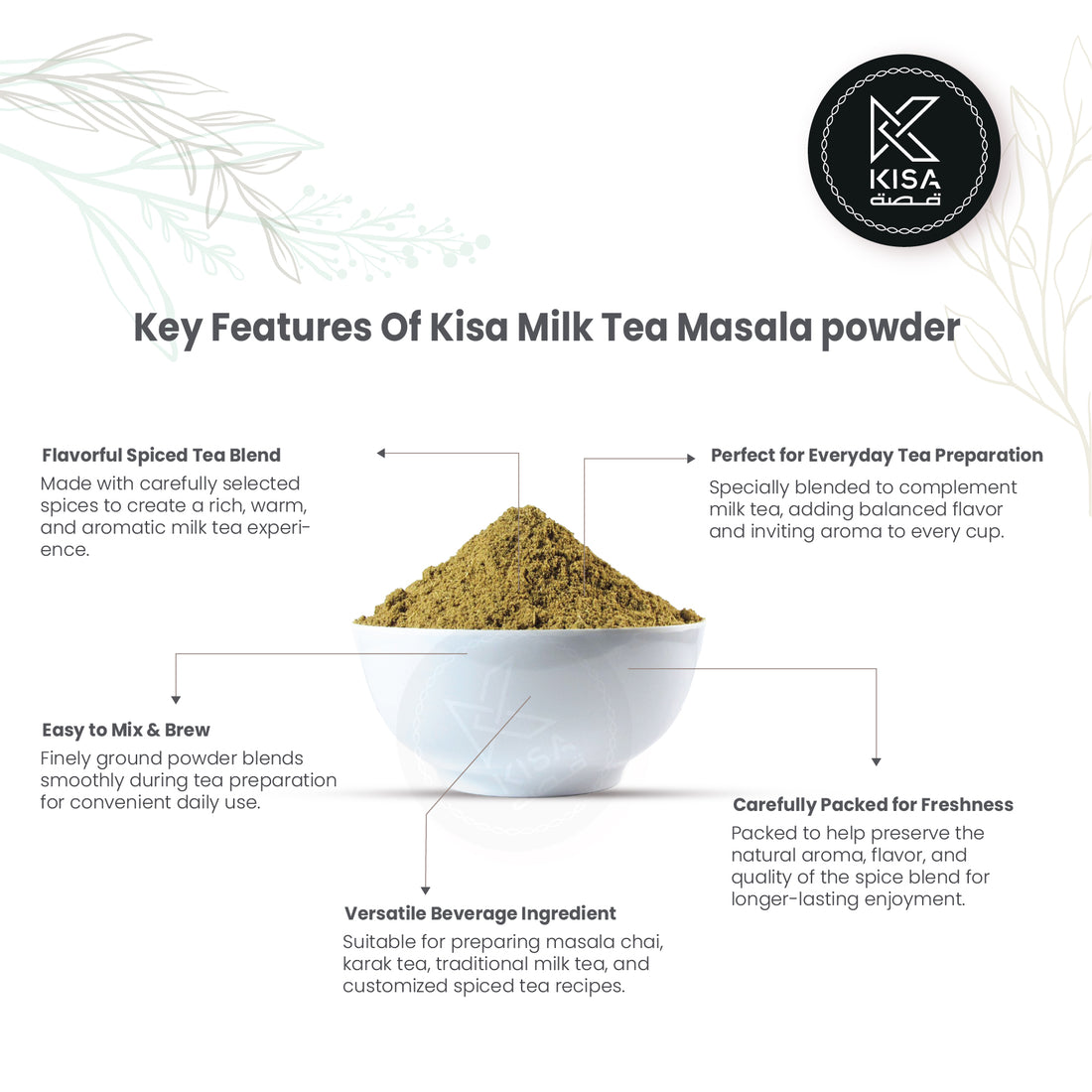 KISA MILK TEA MASALA / CHAI MASALA