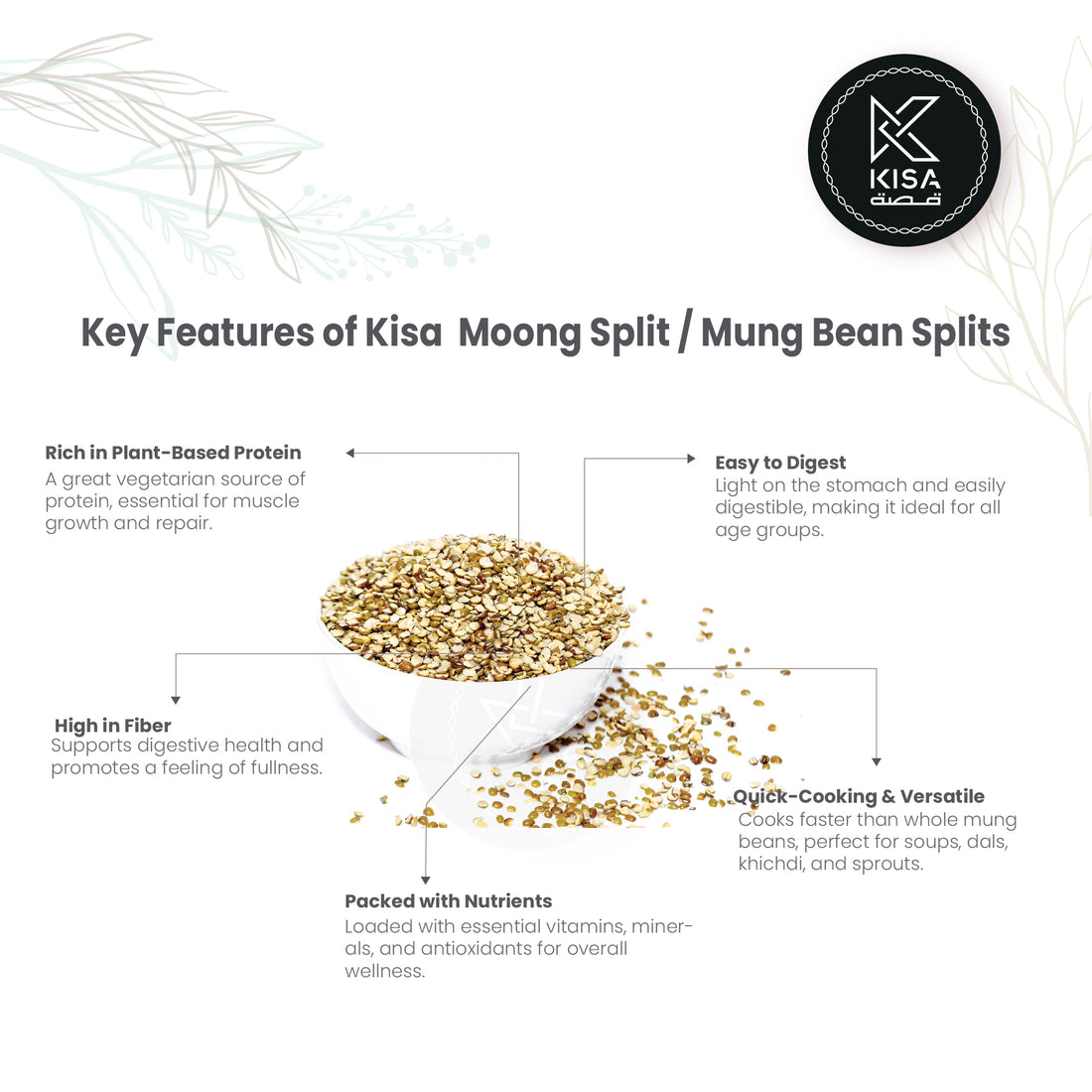 MOONG SPLIT / MUNG BEAN SPLITS