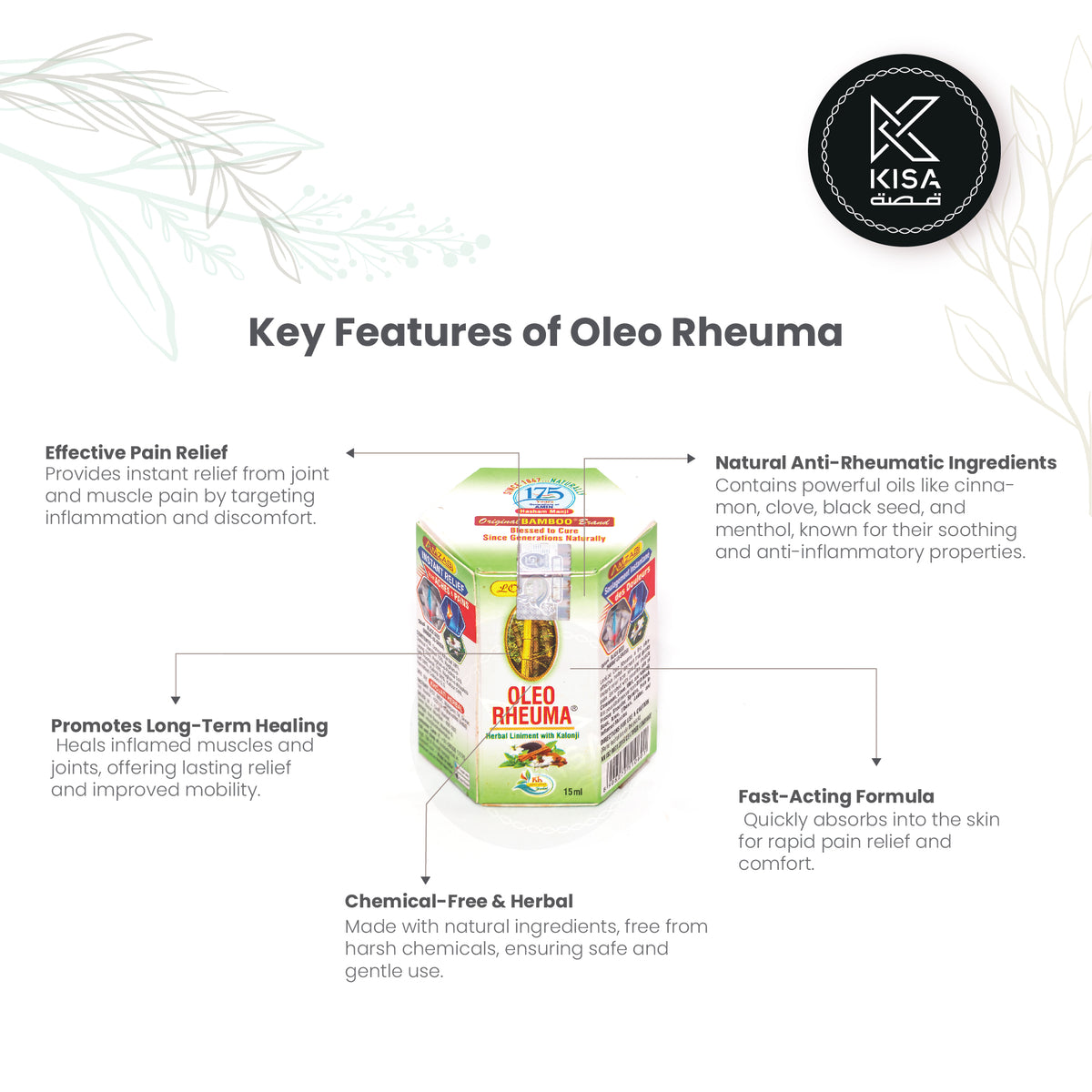 Ral Rheuma Oil OLEO RHEUMA OIL 15 ML – Kisa Flour Mills