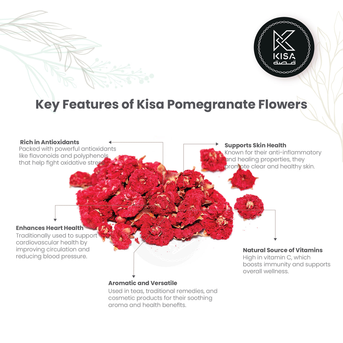 POMEGRANATE FLOWERS - TEA / WARD RUMAN