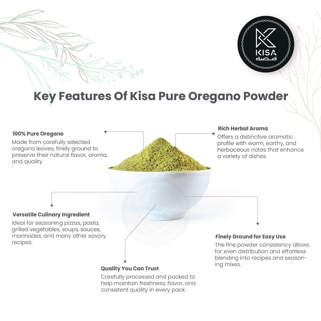 KISA PURE OREGANO POWDER