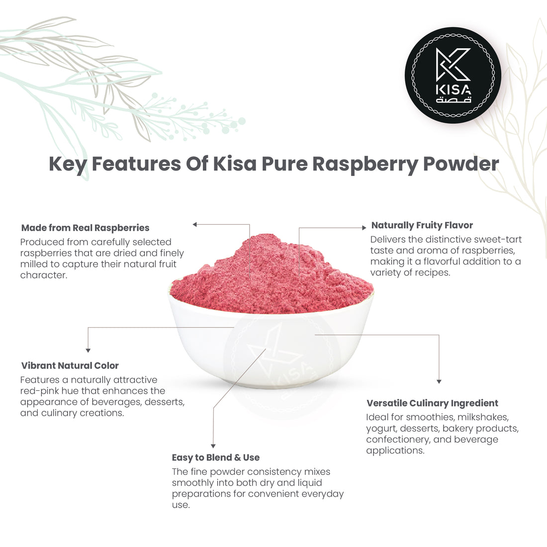 KISA RASPBERRY POWDER