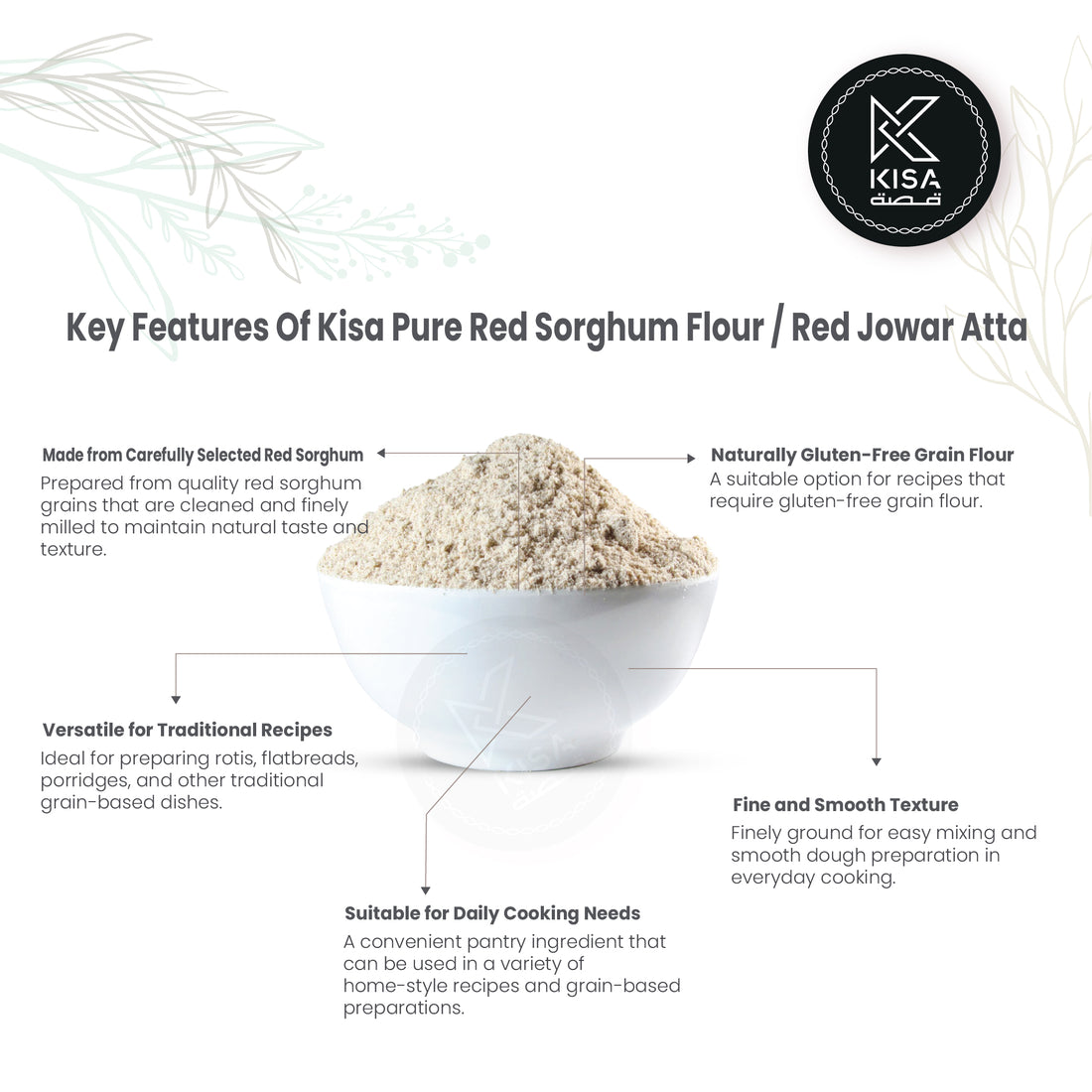 RED SORGHUM FLOUR / RED JOWAR ATTA