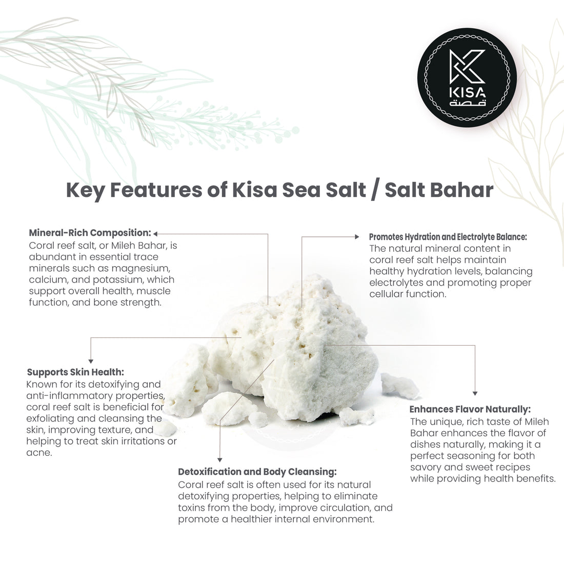 CORAL REEF SALT / MILEH BAHAR  - SEA SALT
