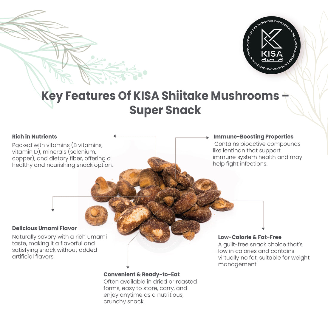 SHIITAKE MUSHROOM SUPER SNACK