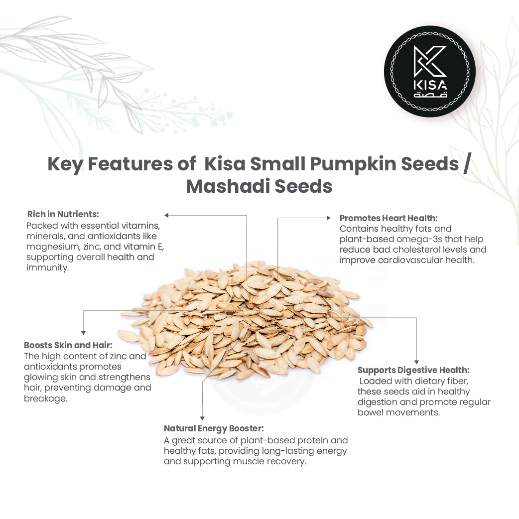 MASHADI SEED ROASTED / SMALL PUMPKIN SEEDS ROASTED