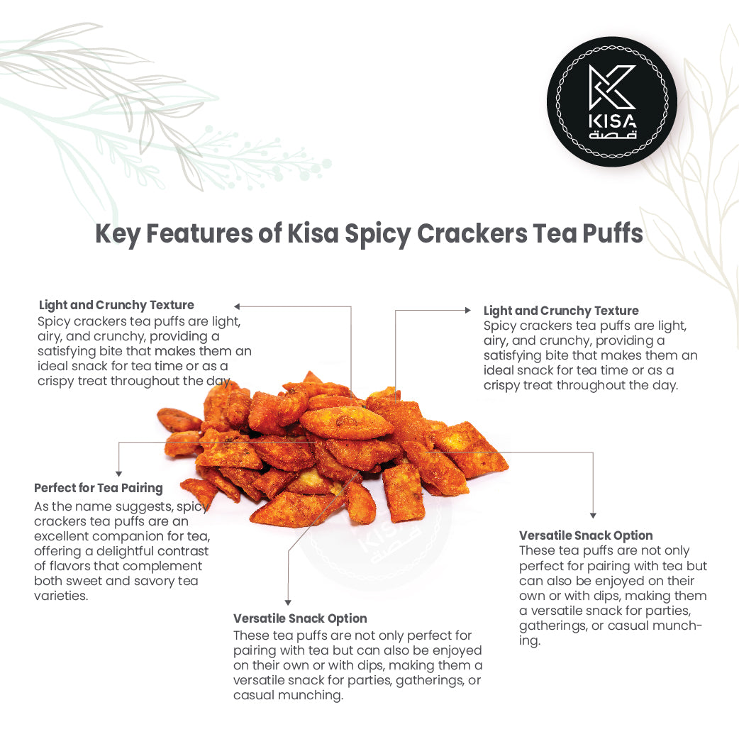 SPICY CRACKERS TEA PUFFS