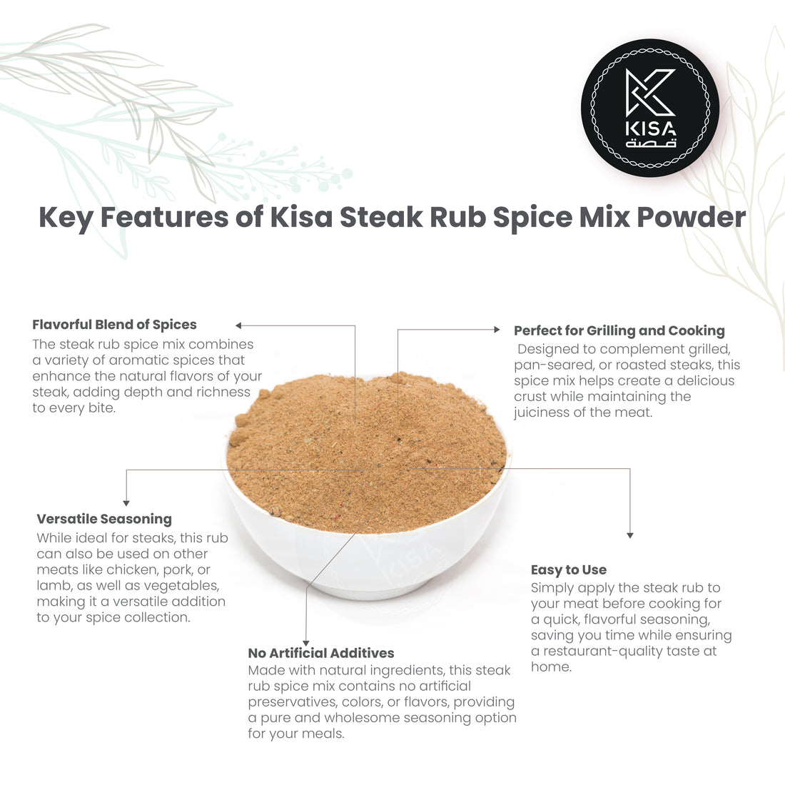 STEAK SPICE RUB POWDER