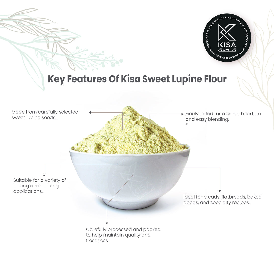 KISA SWEET LUPINE FLOUR