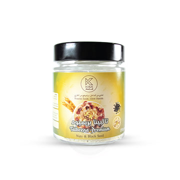KISA PURE TALBEENA MIX - PREMIUM  150 GM (MIXED NUTS & BLACK SEEDS)