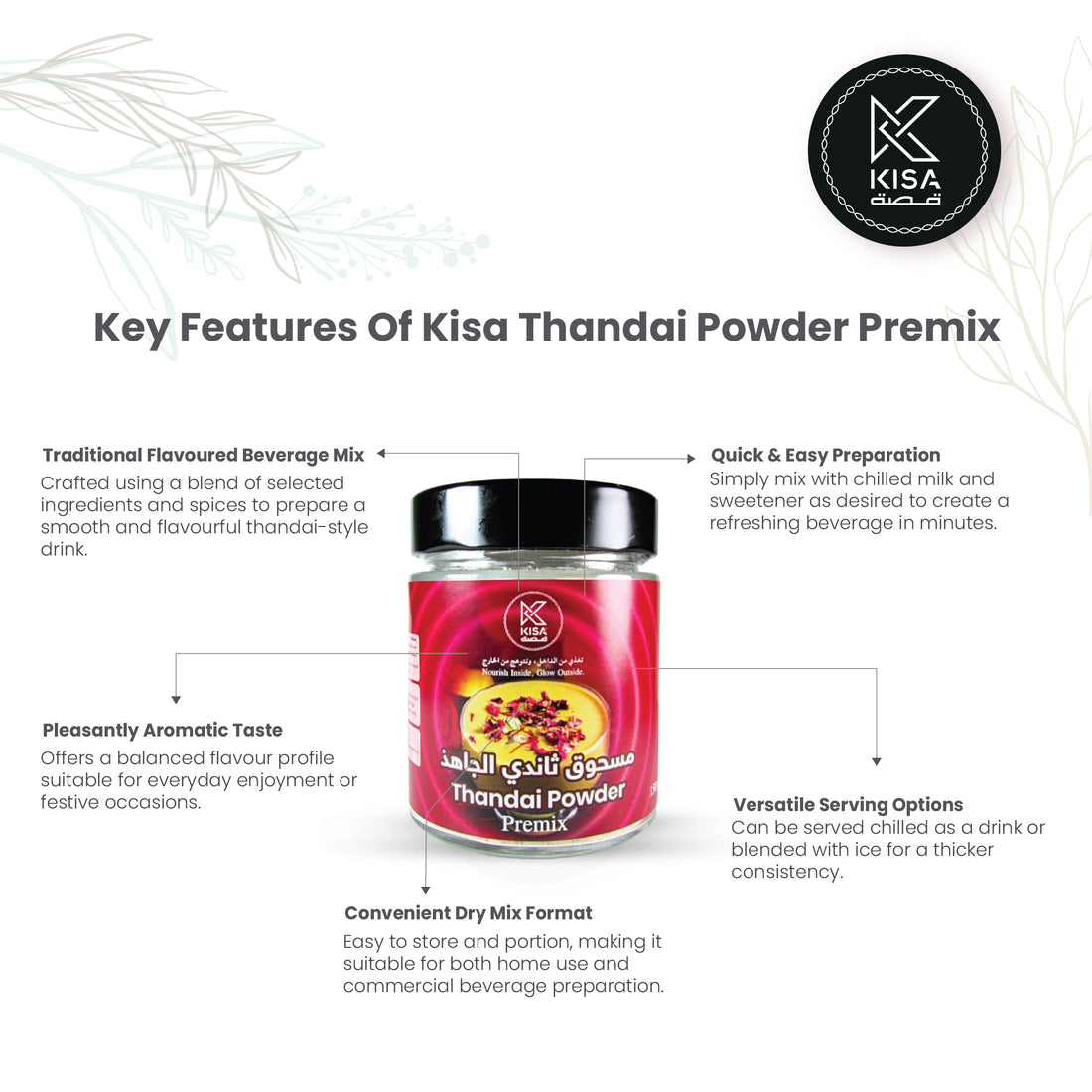 KISA THANDAI POWDER PREMIX - 150 GM