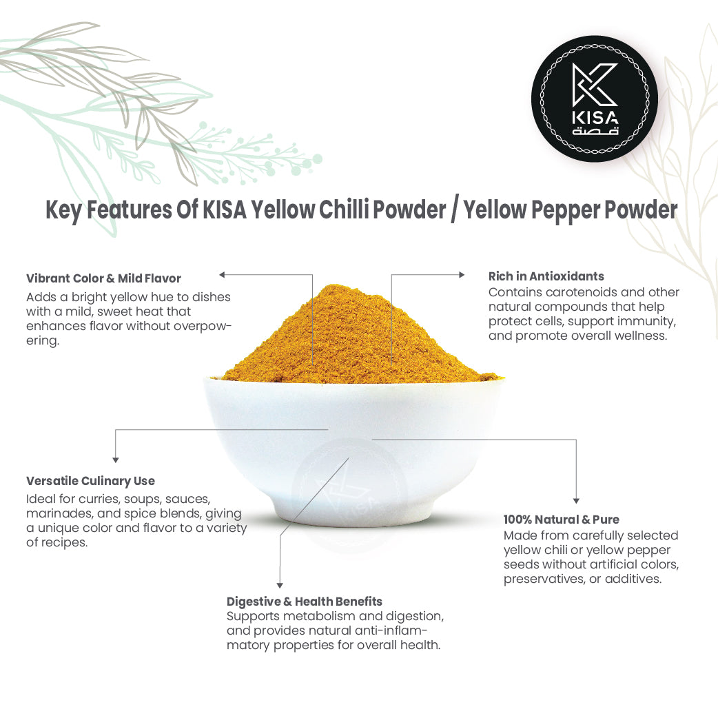 KISA YELLOW CHILLI POWDER / YELLOW PEPPER POWDER