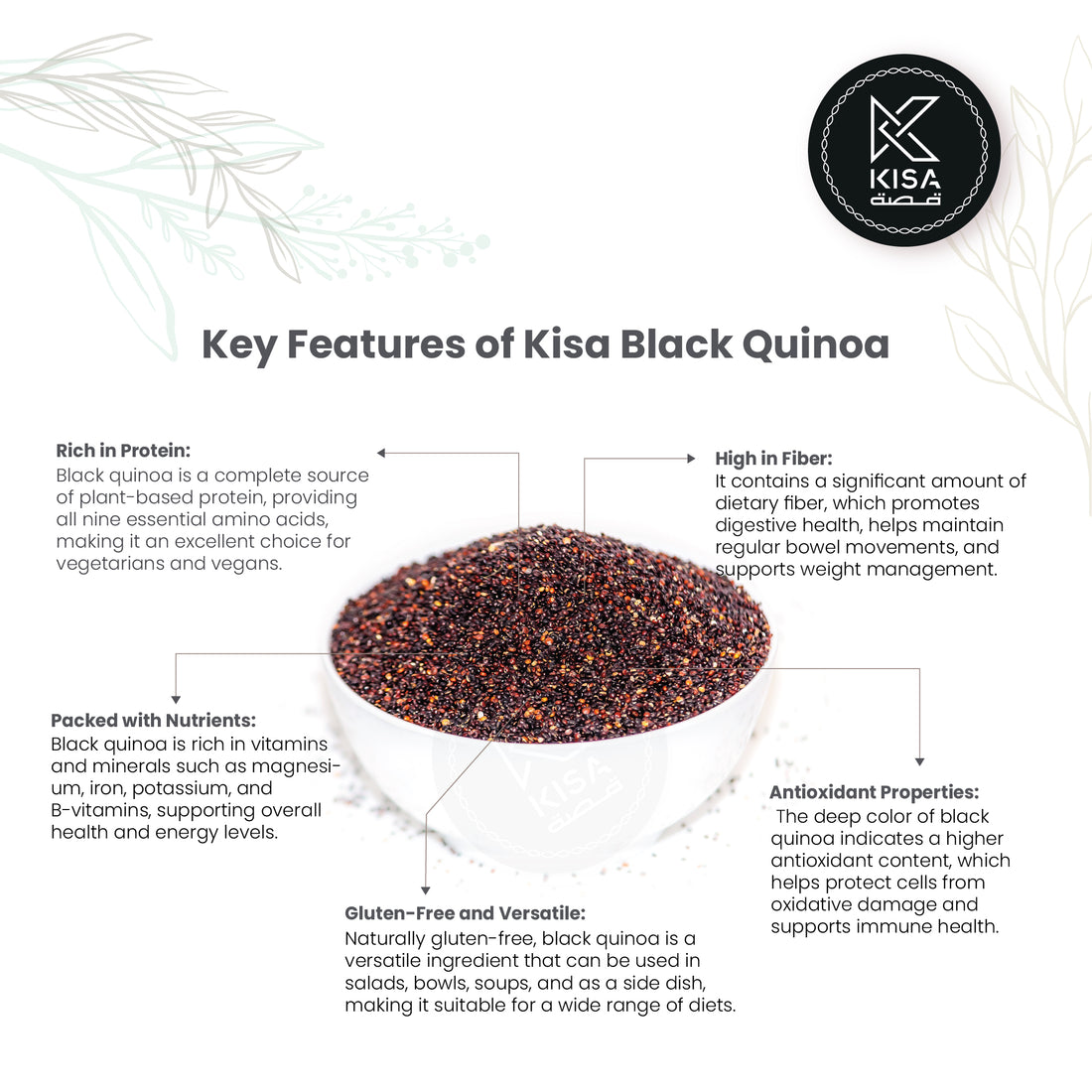 QUINOA  BLACK