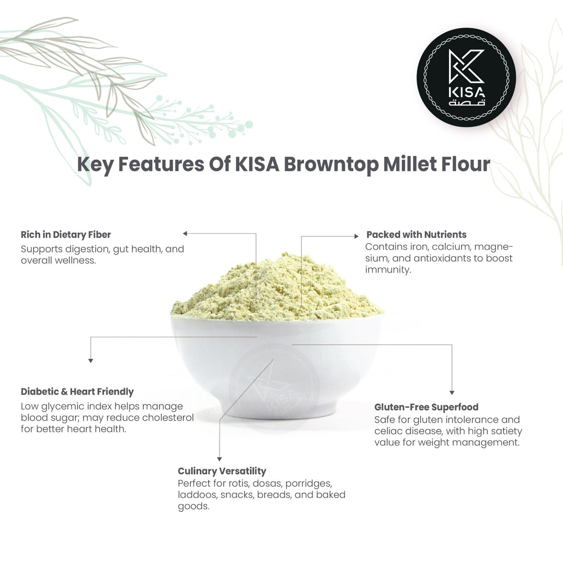 BROWNTOP MILLET FLOUR