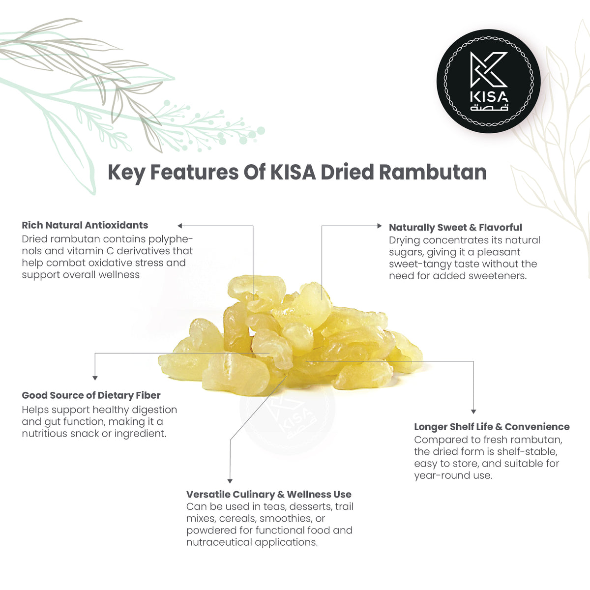 DRIED RAMBUTAN FRUITS – Kisa Flour Mills