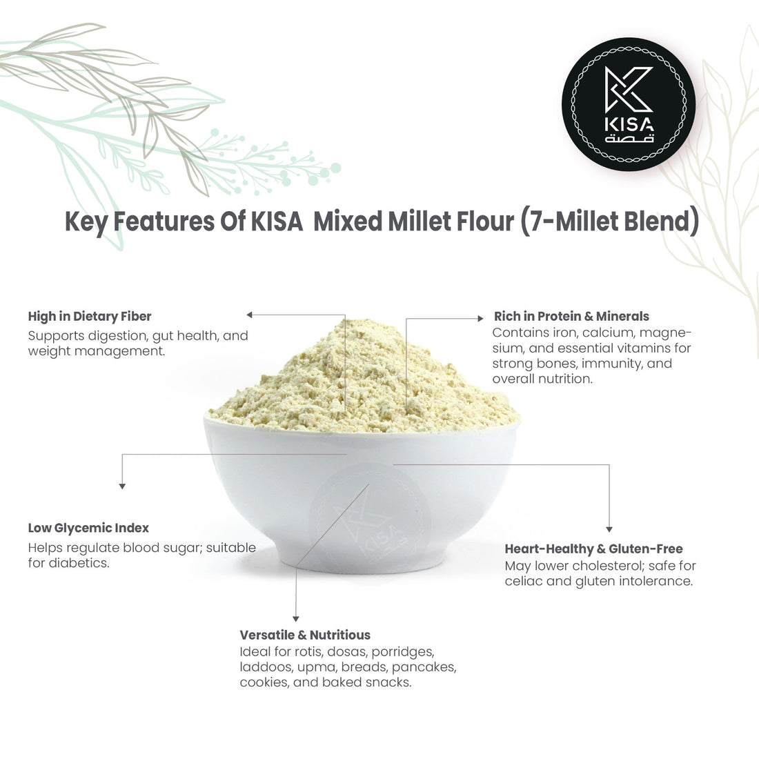 MIXED MILLET FLOUR ( 7 MILLETS FLOUR )
