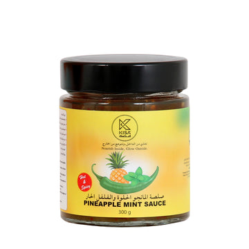 KISA HOT AND SPICY PINEAPPLE MINT SAUCE - 300 GM