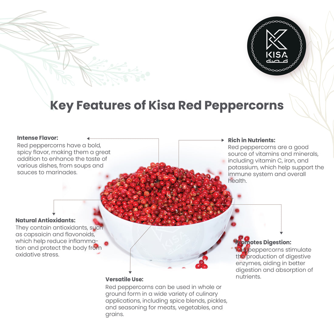 RED PEPPER CORNS