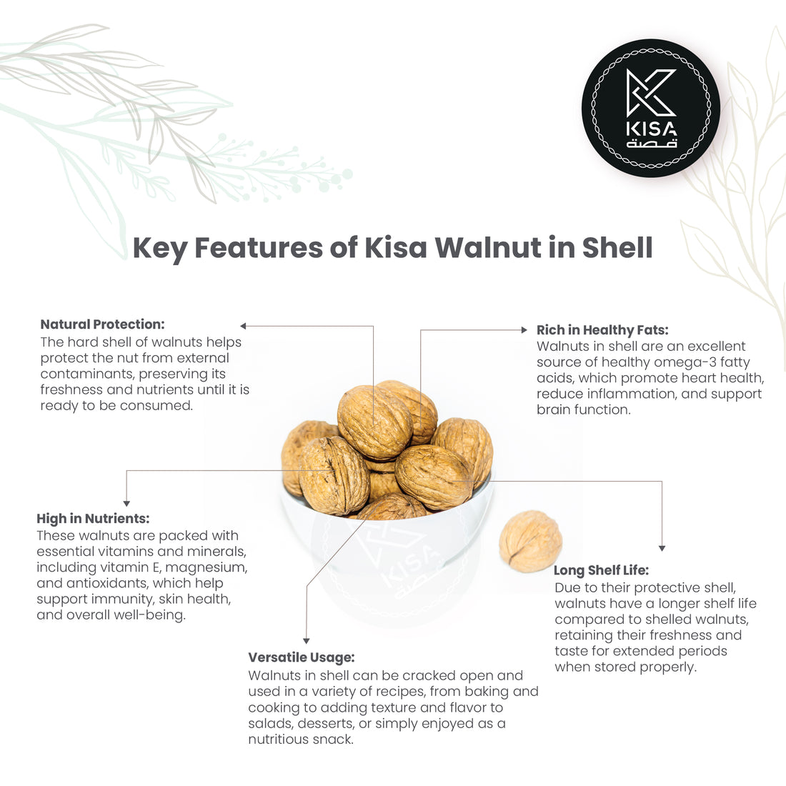 WALNUTS IN SHELL